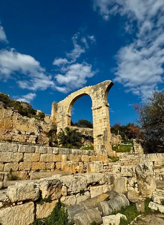 Ancient architectural ruins