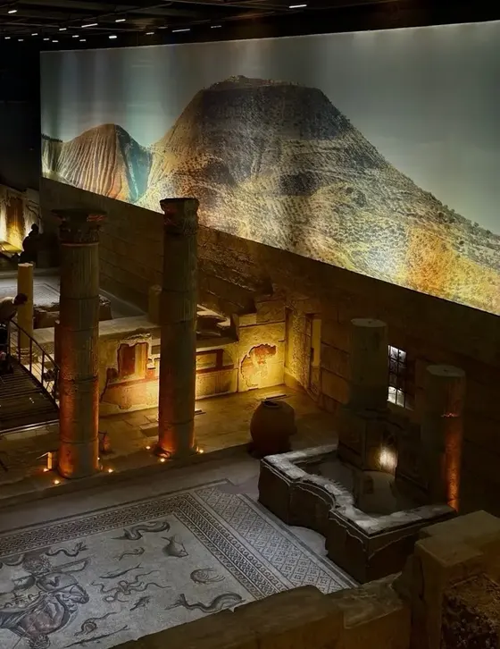 Ruins in a museum